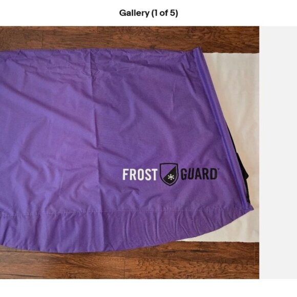 Delk Frost Guard Windshield Cover Purple 61" x 39" CAR TRUCK SUV NEW - Picture 5 of 7